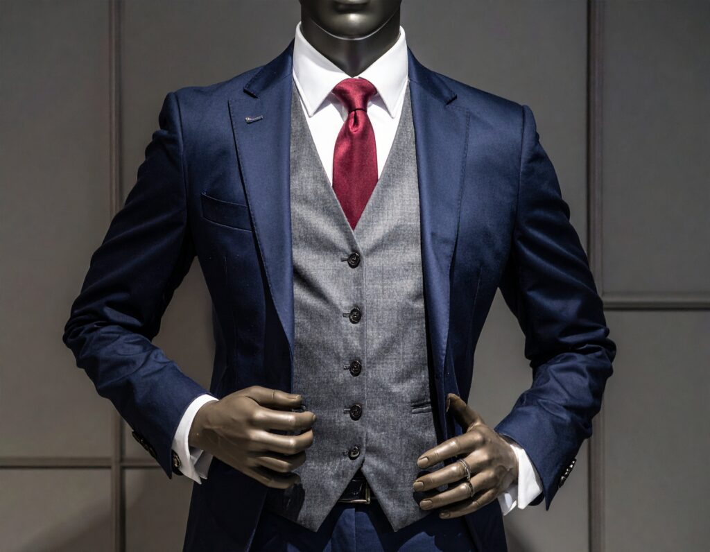 Firefly_mannequin-man-wearing-a-navy-formal-suit-with-a-white-dress-shirt-burgundy-tie-and-320545-1024x796 成人式スーツ徹底ガイド2026 - 失敗しない選び方・トレンド・準備完全版